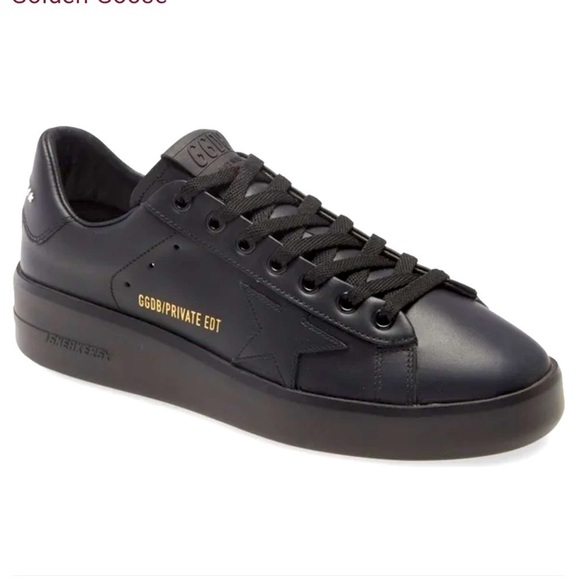 Golden Goose Shoes - Golden Goose Purestar Black Sole Sneakers Size 38